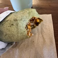 Vegan burrito   at Blue Horse Cafe in Fish Creek