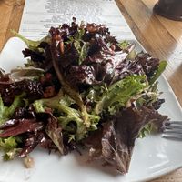 Cherry walnut salad sans feta   at Wild Tomato Pizza in Fish Creek