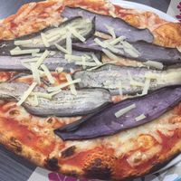 Pizza parmegianna  at Da Victoria in Liege