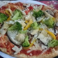 Vegan Pizza at Da Victoria in Liege