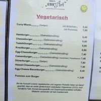 Vegetarian menu at nina's ess-Art in Immendingen