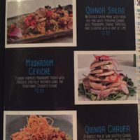 part of green menu at Merkado 31 in Miami Beach