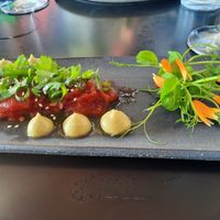 Watermelon starter 13,50€ at Pura in Breitbrunn Am Chiemsee