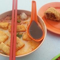 (back) pastry with vegetables and curry at Da Fei Char Mee Hoon in Penang