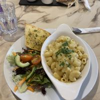 Vegan Mac and cheese  at Pimento Tea Rooms in Lincoln