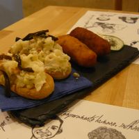 Starters at El Jardin de los Dragones in Murcia