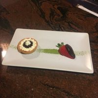 Valentines dessert at El Jardin de los Dragones in Murcia