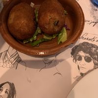 Croquetas  at El Jardin de los Dragones in Murcia