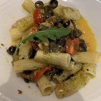 Pasta at El Jardin de los Dragones in Murcia