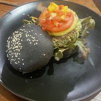 Signature broccoli burger  at Broccoli Revolution - Sukhumvit Rd in Bangkok
