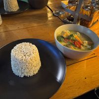 Green curry  at Broccoli Revolution - Sukhumvit Rd in Bangkok