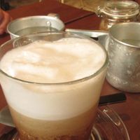 Almond latte at Broccoli Revolution - Sukhumvit Rd in Bangkok