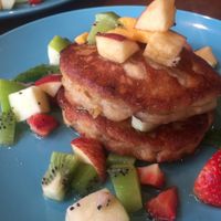 GF/Vegan Breakfast Pancakes (available from 7am-12nn) at Broccoli Revolution - Sukhumvit Rd in Bangkok