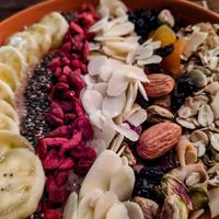 Choco banana smoothie bowl at Broccoli Revolution - Sukhumvit Rd in Bangkok