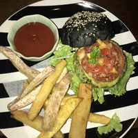 Burger  at Broccoli Revolution - Sukhumvit Rd in Bangkok