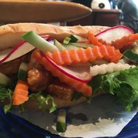 tempeh banh mi at Broccoli Revolution - Sukhumvit Rd in Bangkok