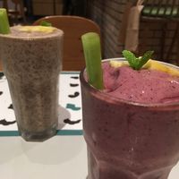 Please take note of these CELERY TUBE STRAWS at Broccoli Revolution - Sukhumvit Rd in Bangkok