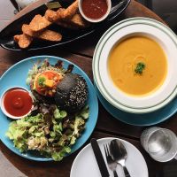 Meal at Broccoli Revolution - Sukhumvit Rd in Bangkok
