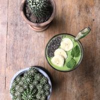 Green smoothie  at Broccoli Revolution - Sukhumvit Rd in Bangkok