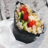 Bit sushi roll at Vegánske hody :) at Brownjoy in Bratislava