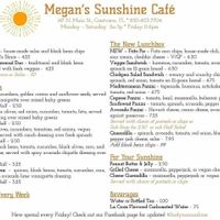 Menu at Megan's Sunshine Cafe - Food Truck in Crestview