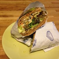 Sandwich (customer decides what should be put inside) at HAPS in Copenhagen