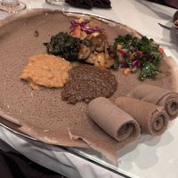 Vegan platter main.  at Le Nil Bleu in Montreal