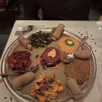 Vegan tasting menu. All good, my favourite is the lentil dish.  at Le Nil Bleu in Montreal