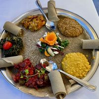 Main course tasting menuu  at Le Nil Bleu in Montreal