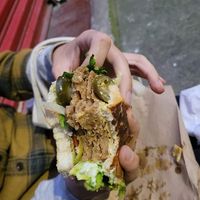 Torta milanesa at Gatorta - Food Stand in Mexico City