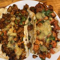 Soyita pibil and chorizo at Gatorta - Food Stand in Mexico City