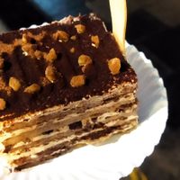 Deliciosooooo tiramisú 👌 excelente tamaño, precio, sabor, atención 👌👌👌 at Gatorta - Food Stand in Mexico City