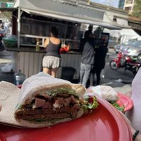 Half of one!  at Gatorta - Food Stand in Mexico City