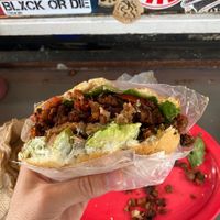 Vegan meats  at Gatorta - Food Stand in Mexico City