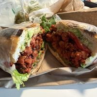 Torta 1 protein (soyita pibil)  at Gatorta - Food Stand in Mexico City