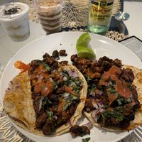 Street tacos and desserts in the AirBnB  at Gatorta - Food Stand in Mexico City