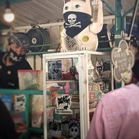 Mascot. at Gatorta - Food Stand in Mexico City