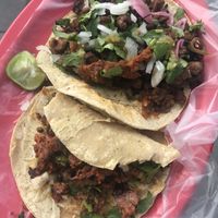 Delicious vegan tacos  at Gatorta - Food Stand in Mexico City