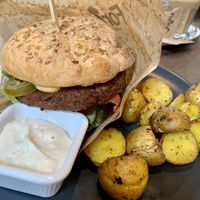 spicy burger menu  at Forky's - Jakubské Nam. in Brno