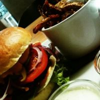 awesome ceeseburger! at Forky's - Jakubské Nam. in Brno