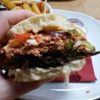 Cheese Burger (Best I have ever eaten) at Forky's - Jakubské Nam. in Brno