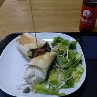 hummus wrap at Forky's - Jakubské Nam. in Brno