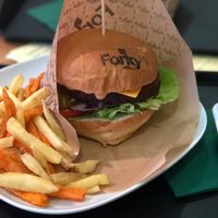 burger at Forky's - Jakubské Nam. in Brno