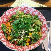 My salad at Forky's - Jakubské Nam. in Brno