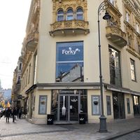 Outside at Forky's - Jakubské Nam. in Brno