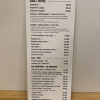 Menue 9 March 2020 at Forky's - Jakubské Nam. in Brno