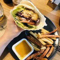 strips wrap menu at Forky's - Jakubské Nam. in Brno