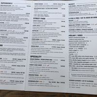 Menu  at Forky's - Jakubské Nam. in Brno