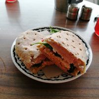 Chickn' panini at The Alkaline Cafe in Albany