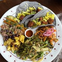 Tofu tacos   at La Place Commune in Montreal